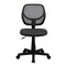 Emma and Oliver Mid-Back Mesh Swivel Task Office Chair with Curved Square Back